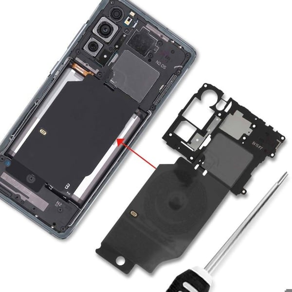 NFC-napp och intern ljud - SAMSUNG - Galaxy S20 FE 5G - Svart - QI-laddning - Originalt servicepaket