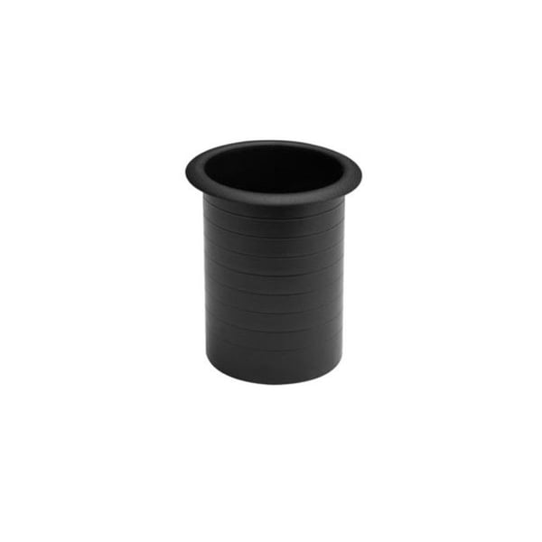 HQ-Power Basreflexrör, för högtalare, med skyddsgaller, Ø 95 x 113 mm, plast, svart