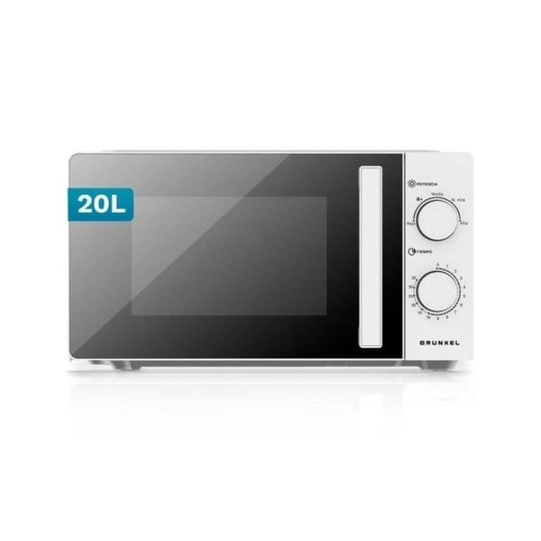 Mikrovågsugn Grunkel MW-20EASY 20L 700W 5 nivåer och upptiningsfunktion Mikrovågsugn Grunkel MW-20EASY 20L 700W 5 nivåer och upptiningsfunktion