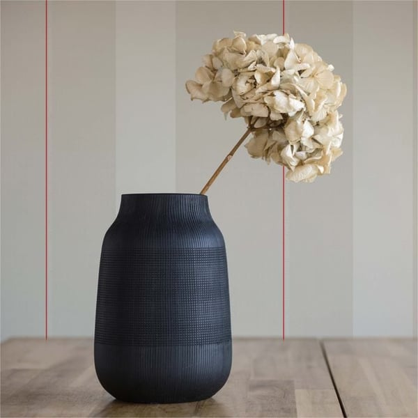Tapet Ränder M1-No.591 Vit Röd Tapet Design
