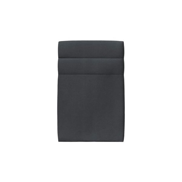 Sänggavel Linjer Velvet Grå antracit L 90 cm - Ep 10 cm vadderad - Design sänggavel i massivt trä