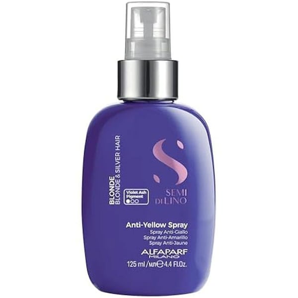 Anti-gul spray - ALFAPARF MILANO - Semi di Lino Blonde - 125ml - Färgat hår - Blandat
