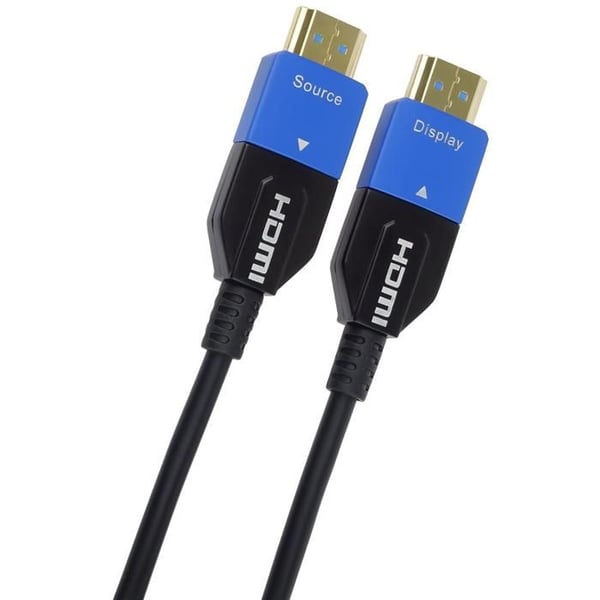 PremiumCord Ultra High Speed HDMI 2.1 optisk AOC fiberkabel 8K@60Hz, guldpläterade kontakter 20 m