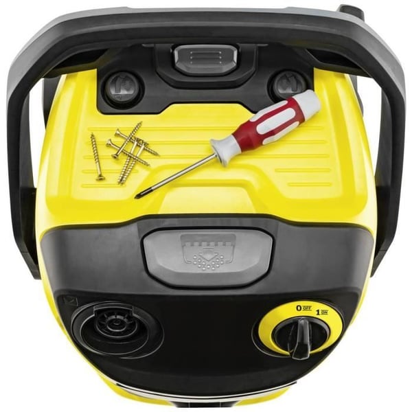 Karcher WD 5 V-25/5/22 - Veden- ja pölynimuri - Teho 1100W - Kapasiteetti 25L - Muovinen säiliö - 5m letku - Suodattimen puhdistus