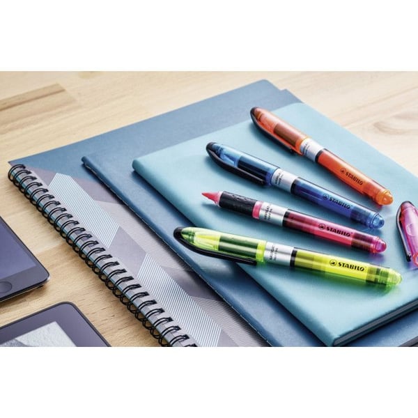 Markerpenna set - STABILO - Navigator - 4-pack - LUMINATOR-teknologi - Linje 1 till 4 mm - Vattenbaserat bläck