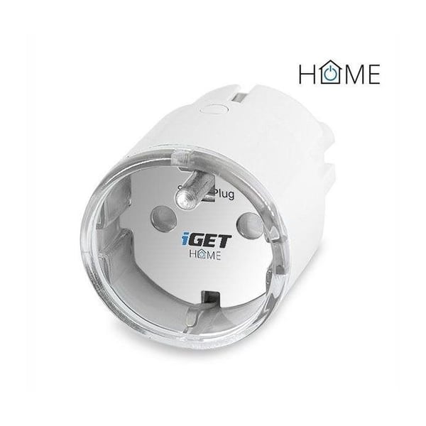 Intelligent Wi-Fi-kontakt - IGET - Power 1 - 3680W - Kompatibel med Google Home - Överspänningsskydd