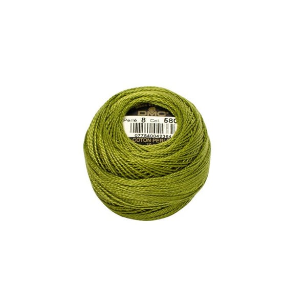 Coton perlé DMC art 116, tjocklek 8 - nystan på 80m - Att 580