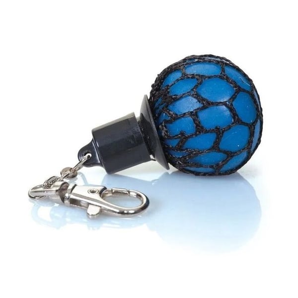 Stressavlastande nyckelring med bubbelboll för avslappning