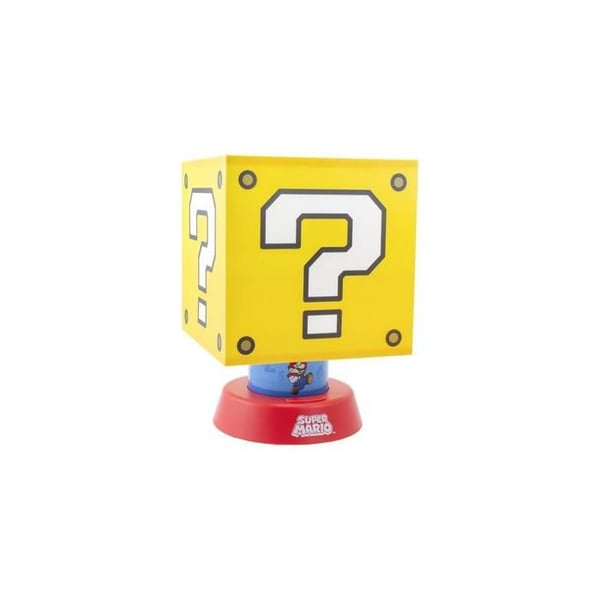 Dekorativ lampa - Super Mario - Gul och röd