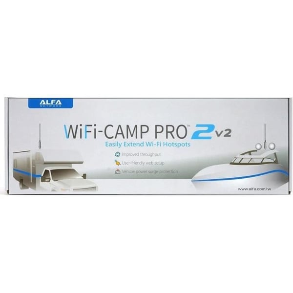 Wifi-router - ALFA NETWORK - CampPro2 v2 EU 2020 - 300 Mbps - Antenn 9 dBi - Utomhus