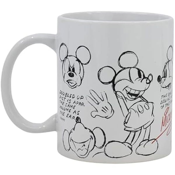 Keramisk mugg - STOR - Musse Pigg - 325 ml - Återanvändbar - BPA fri