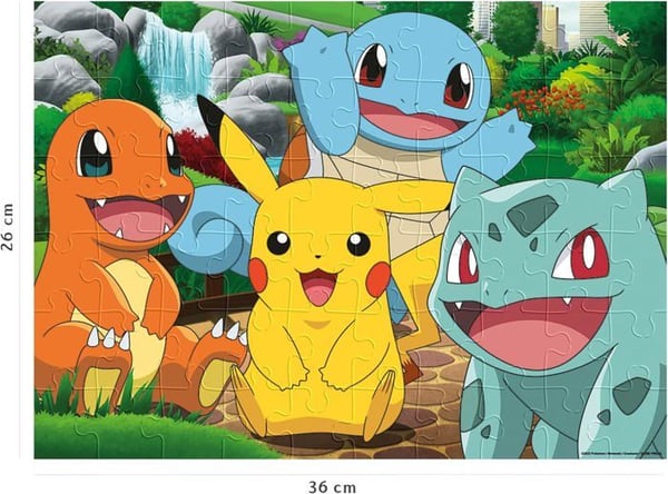Pussel 60 bitar: Pokémon i parken