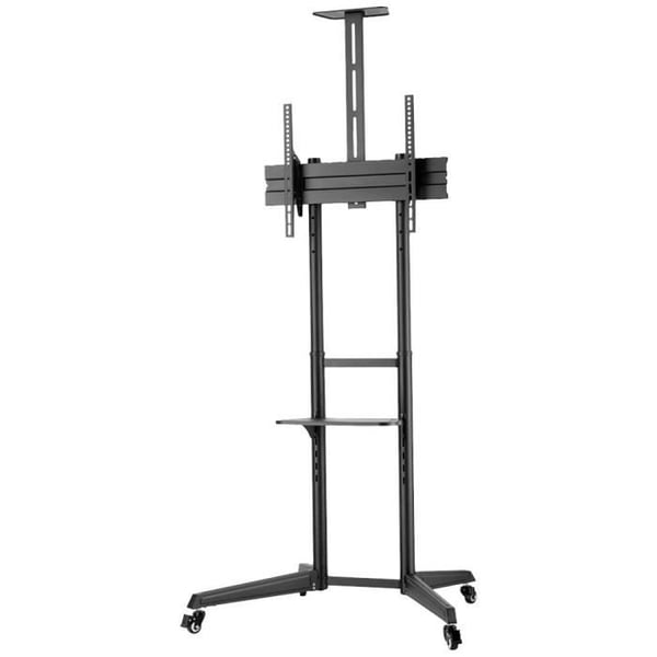 Neomounts FL50-550BL1 Stativ för TV, lutbar, höjdjusterbar 94,0 cm (37) - 177,8 cm (70), lutbar.