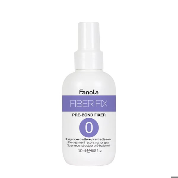 Spray Återuppbyggande Förbehandling - FANOLA - Fiber Fix n°0 - 150ml - Skadat Hår - Blandad