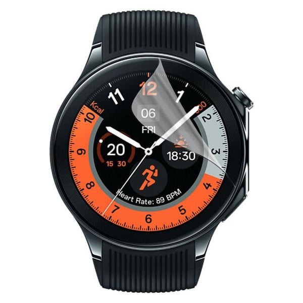 Skydd för skärmen för Oppo Watch X [Pack 6] Extra tunn plastskyddsfilm Phonillico