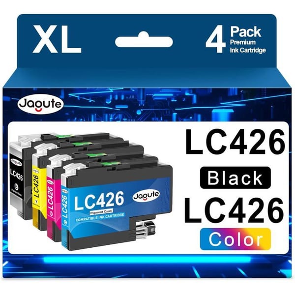 TRAHOO-LC426 LC 426 Kompatibla bläckpatroner för Brother LC-426VAL Patroner LC426XL för Brother MFC-J4335DW MFC-J4340[J124]