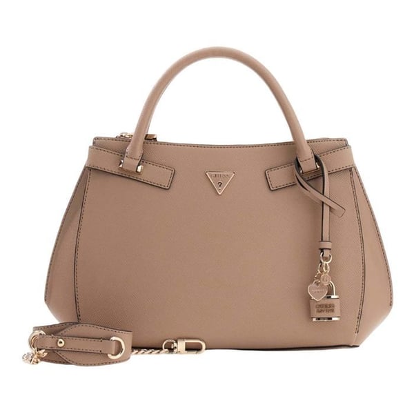 GUESS Handväska i ljusbrunt för kvinnor - Serenova Girlfriend Satchel Ljus Mocha 333169