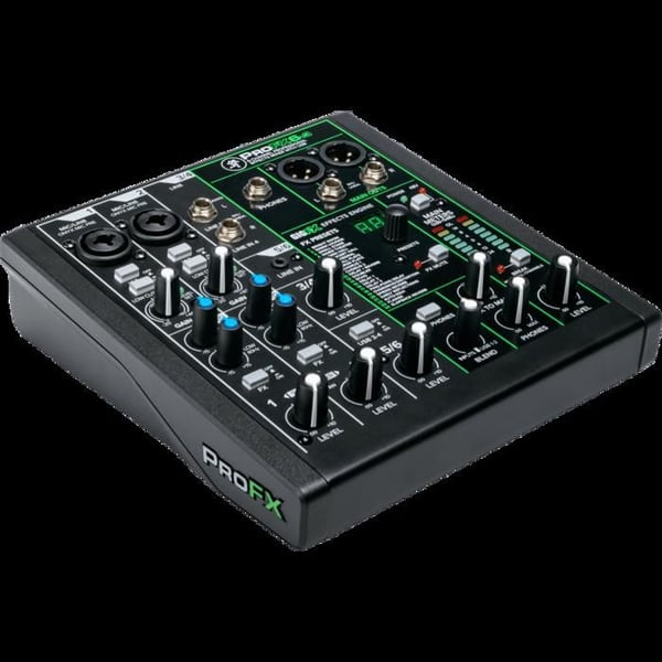 Mixerkonsol - Mackie - ProFX6v3 - Huvudfärg: Svart