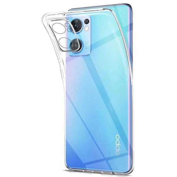 Skyddsfodral för Oppo Reno 7 5G - Transparent Silikon TPU Mjuk Tunn Phonillico®