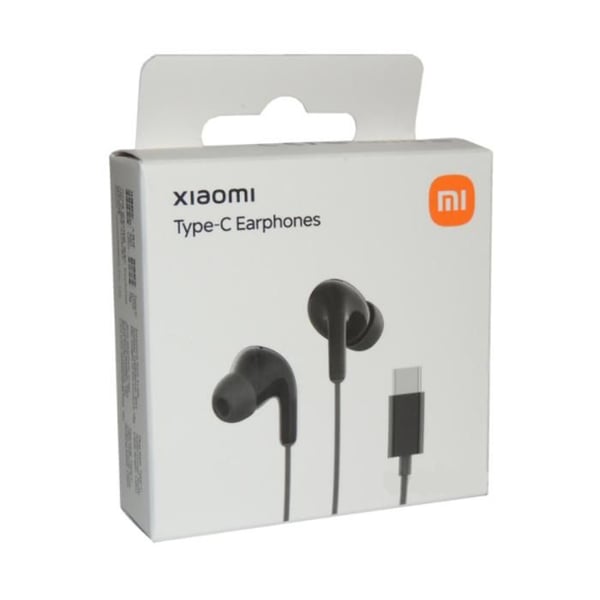 Kit fotgängare Hörlurar med sladd Xiaomi Mi Earphones Typ C Svart