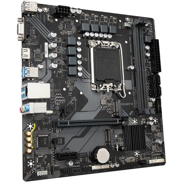 Moderkort - GIGABYTE - B760M H DDR4 - Format Micro-ATX - Chipset Intel B760 - DDR4