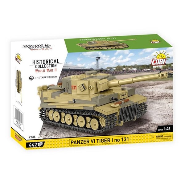 Byggsleksak - COBI - Pz.Kpfw. VI Tiger Ausf. E - 422 delar - Flerfärgad - 1:48