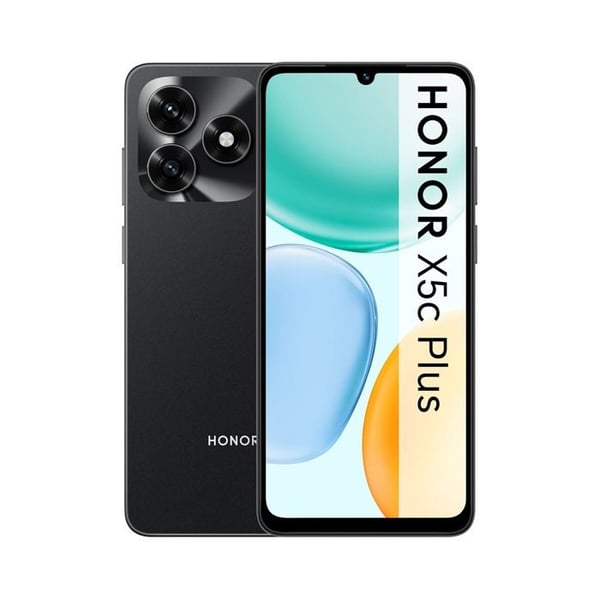 Smartphone Honor X5c Plus 6,74” Dubbel nano SIM 64 Go Midnatt svart