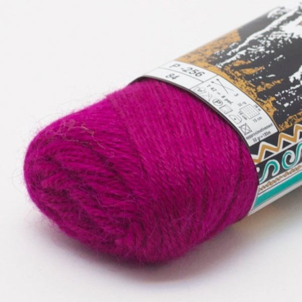 Plassard - Alpaga garnboll 256 Lila 100% Alpaga