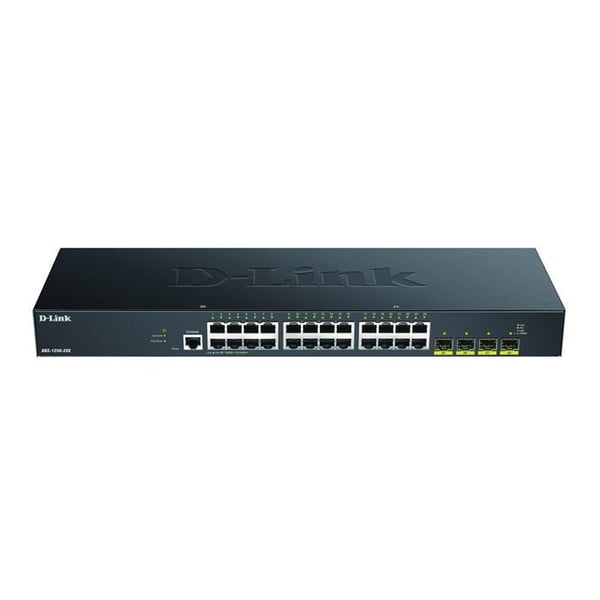 Commutator - D-Link - DGS 1250-28X - 24 porte Giga Smart - 4x10G SFP+ - Intelligent styring