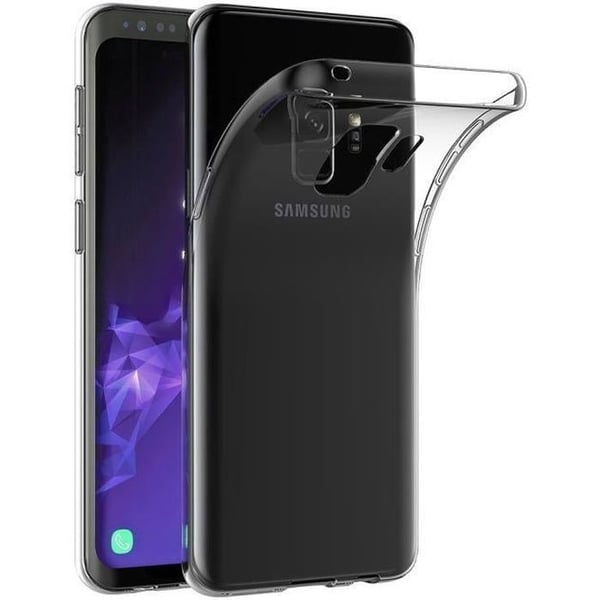 Coque Gel TPU Transparent för Samsung Galaxy S9 PLUS - Hölster Etui Skydd Silikon Mjuk Ultratunn Fin Phonillico®