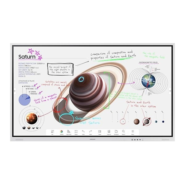 LCD-skärm 75" - Samsung - Flip Pro WM75B - 4K - Pekskärm - Interaktiv kommunikation