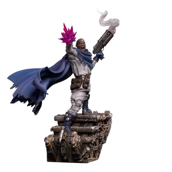 Statuett - IRON STUDIOS - BISHOP X-MEN - Resin - 1/10 - Svart - Inomhus
