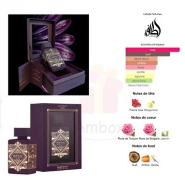Parfume - Lattafa - Badee Al Oud - 100ml - Eau de parfum - Oriental, Amber, Gourmand