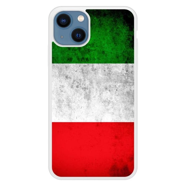 Siliconförstärkt skal med tryck kompatibelt med Apple iPhone 13 Italiens flagga