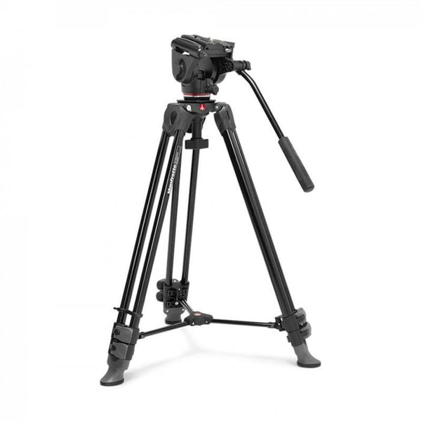 MANFROTTO Video Tripod i aluminium + Fluid Head 500X - MVK500XAM