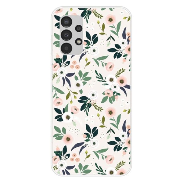 Siliconfodral - Kompatibel med Samsung Galaxy A13 4G - design med blommor