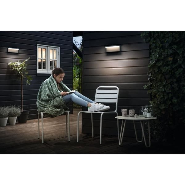 Philips myGarden LED-vägglampa Bustan 2x4,5 W Antracit 1648393P0