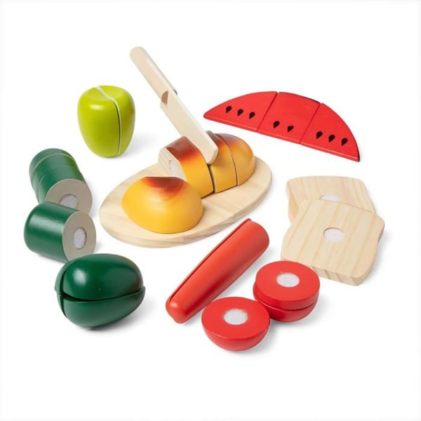 MELISSA & DOUG Træskærbare Fødevarer
