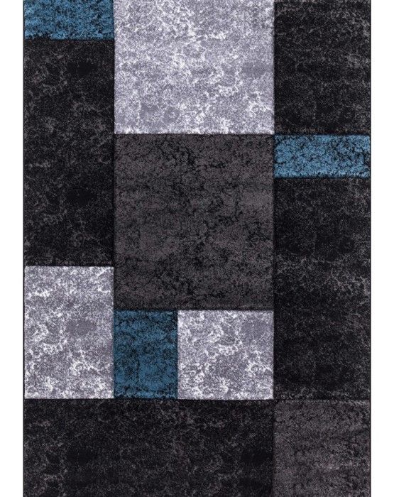 Ayyildiz - Modern 3D mat med konturskärning Hawaii 1330 TURKOS - (120x170 cm)