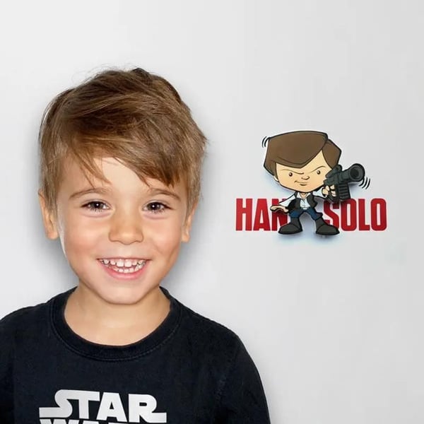 Mini lampa 3D Light FX Hans Solo 3D