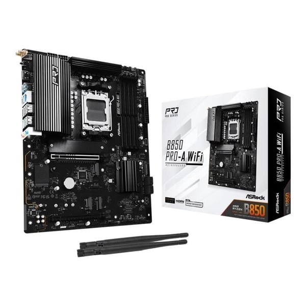 Moderkort - ASROCK - B850 Pro-A - WiFi - Socket AM5 - 1 Processor Max