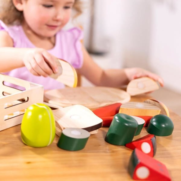 MELISSA & DOUG Træskærbare Fødevarer