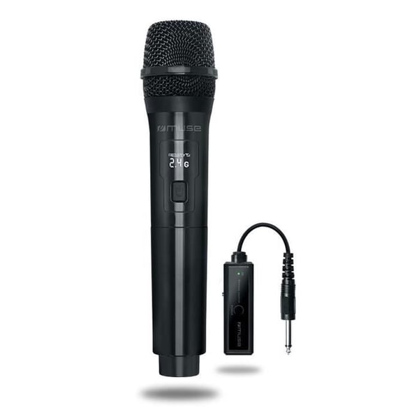 Trådløs mikrofon - Muse - MC-30 WI - Unidirektionel - 2,4 GHz - Hvid LED-skærm