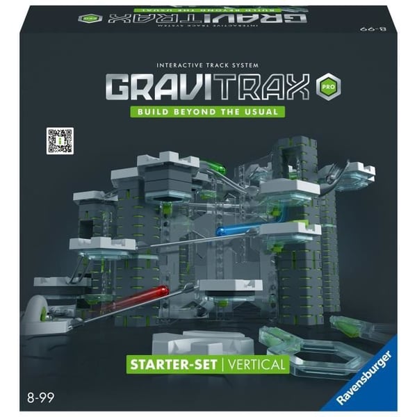 GraviTrax PRO Starter Set Vertikal, 152 dele - Kuglebane, Byg selv kuglebane, Fra 8 år, 22426, Ravensburger