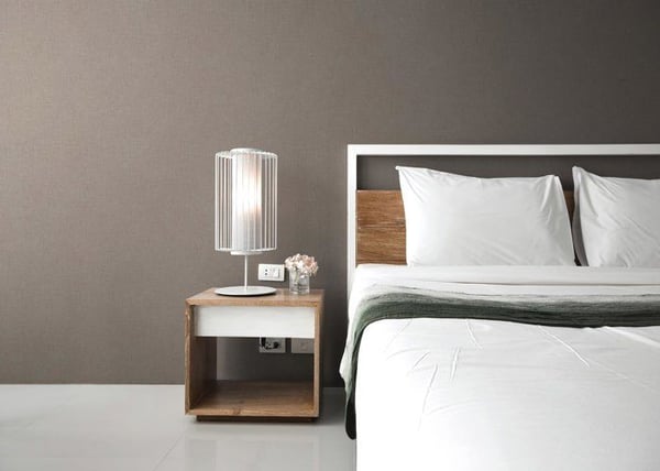Enfärgad tapet M1-No.2782 Vävd tapet Beige Enfärgad tapet