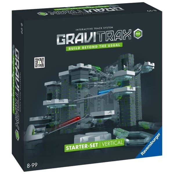 GraviTrax PRO Starter Set Vertikal, 152 delar - Marmorbana, Marmorbana att bygga, från 8 år och uppåt, 22426, Ravensburger