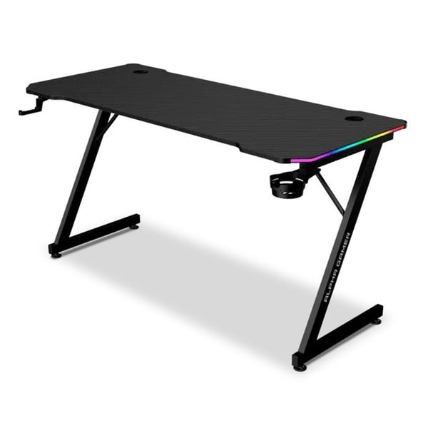 Bureau Gaming Alpha Gamer Gemina RGB Svart