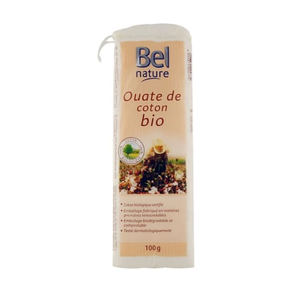 Coton - BEL NATURE - 100 gr - Natur - Ekologisk - Mjuk och behaglig