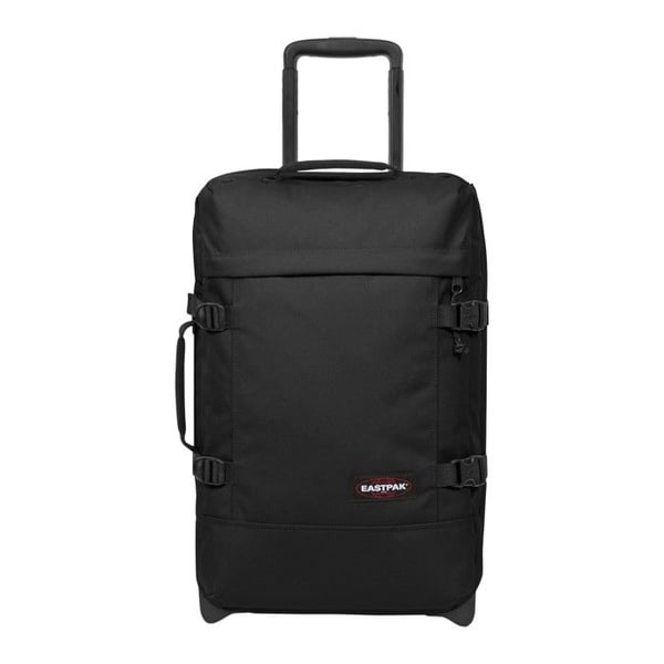 Åkpåse - Eastpak - Tranverz S - Svart Denim - Dubbelt fack - Integrerat TSA-lås