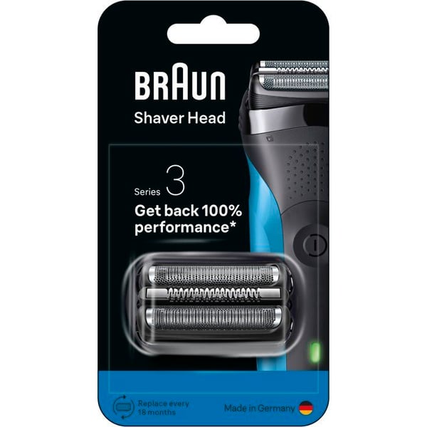 BRAUN Series 3 - Partakupit - 100 % valmistettu Saksassa